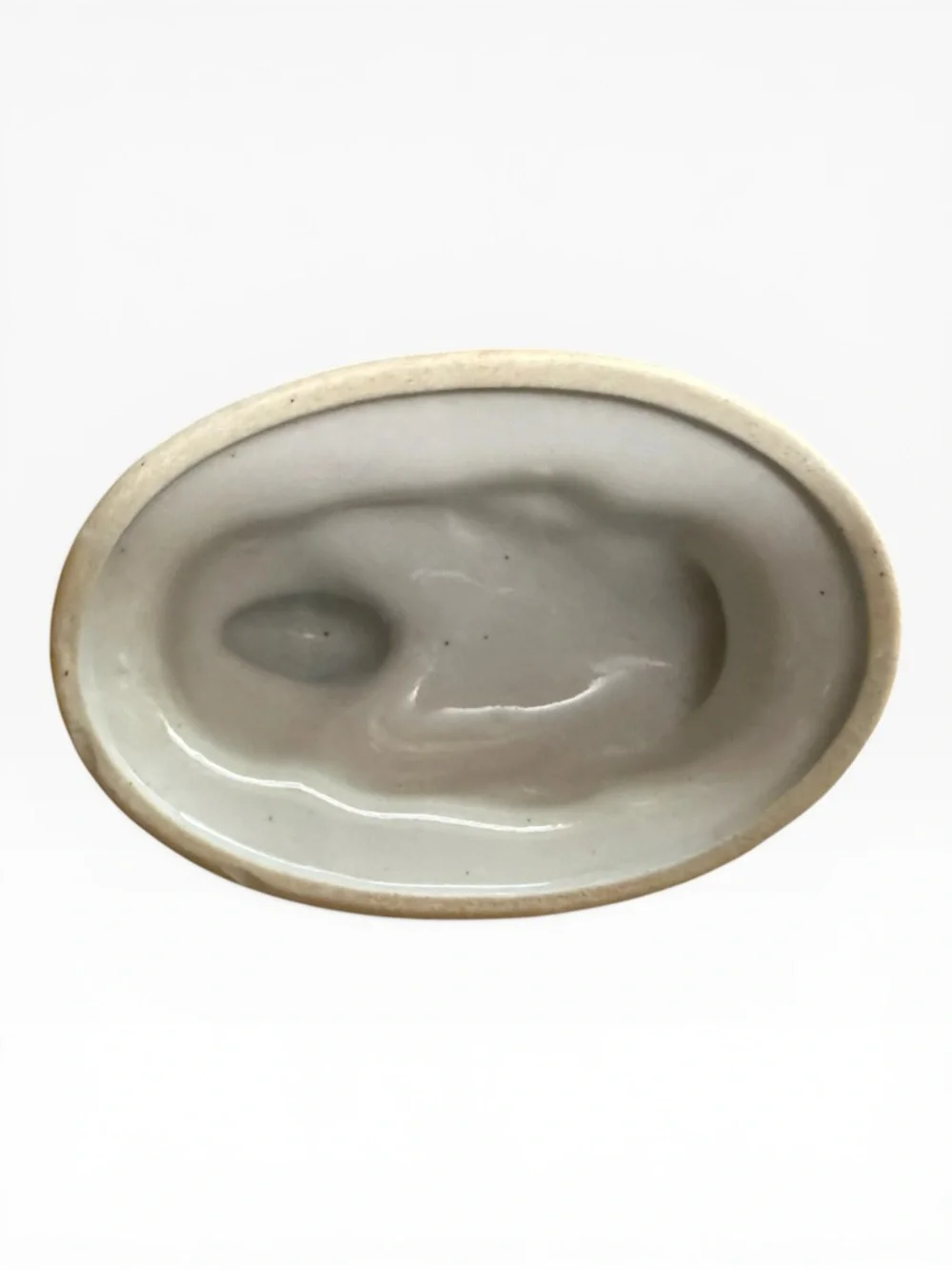 Vintage Ben Rickert Ceramic Oval Floral Nesting Duck Lidded Dish Trinket